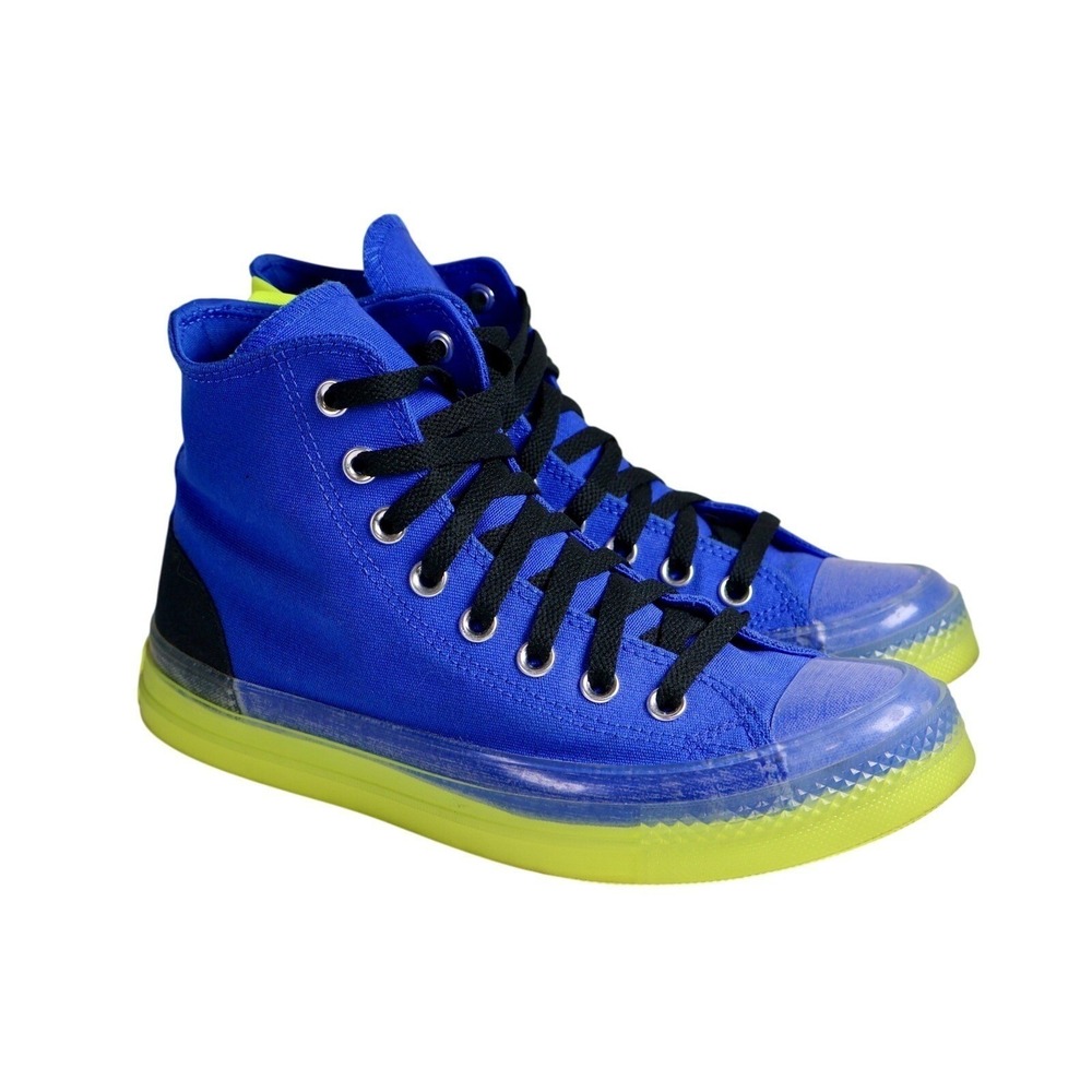 CONVERSE Chuck Taylor All‎ Star CX High Hybrid GAME ROYAL Blue LEMON 6.5 Wom 8.5